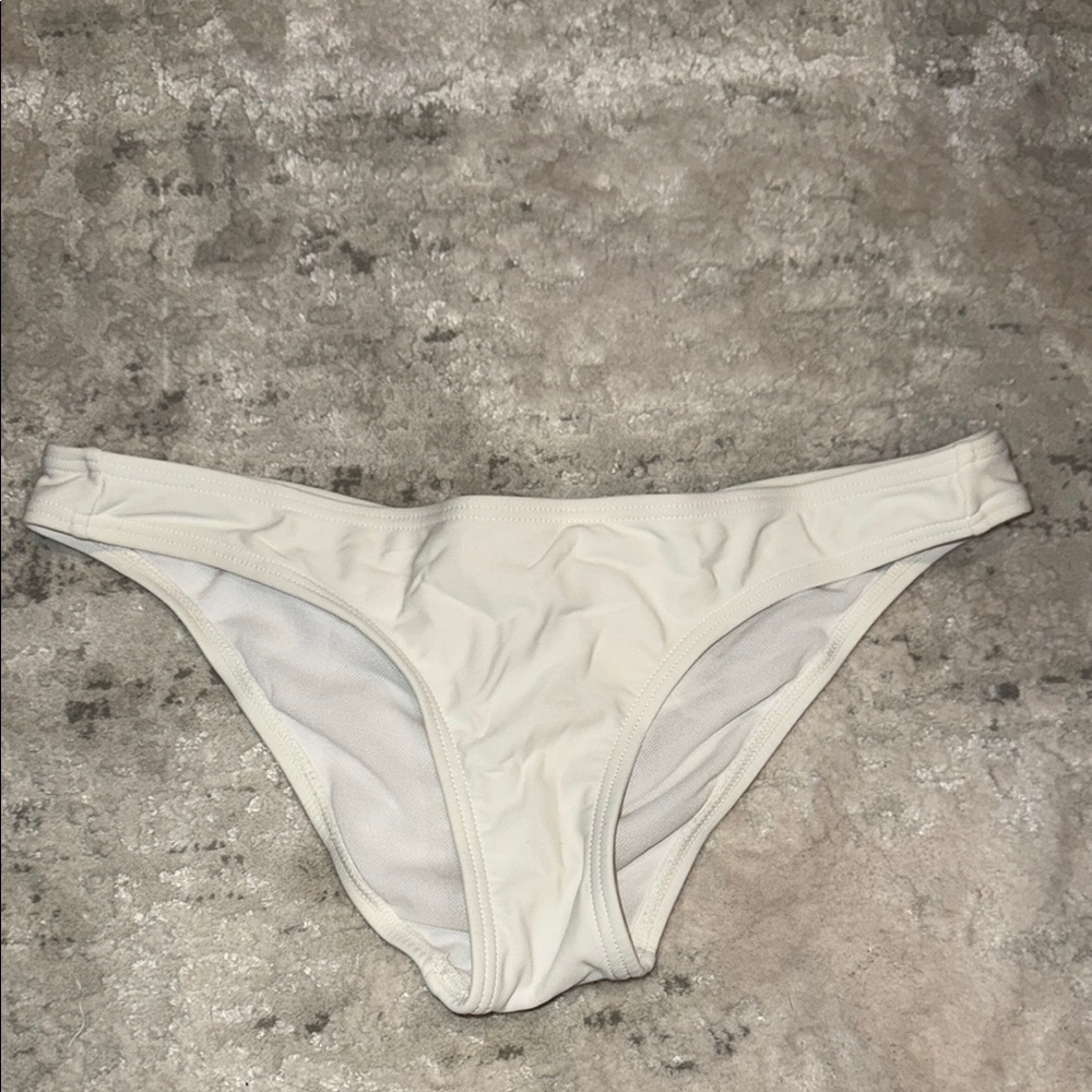 Women's White Bikini Bottom